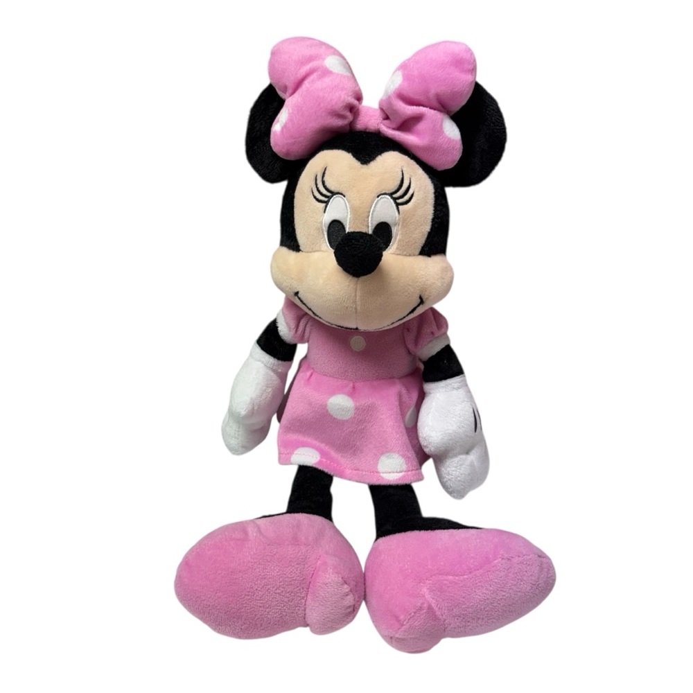 Disney Junior Mickey Mouse Large Plush Minnie Mouse, Officially Licensed Ages 2+